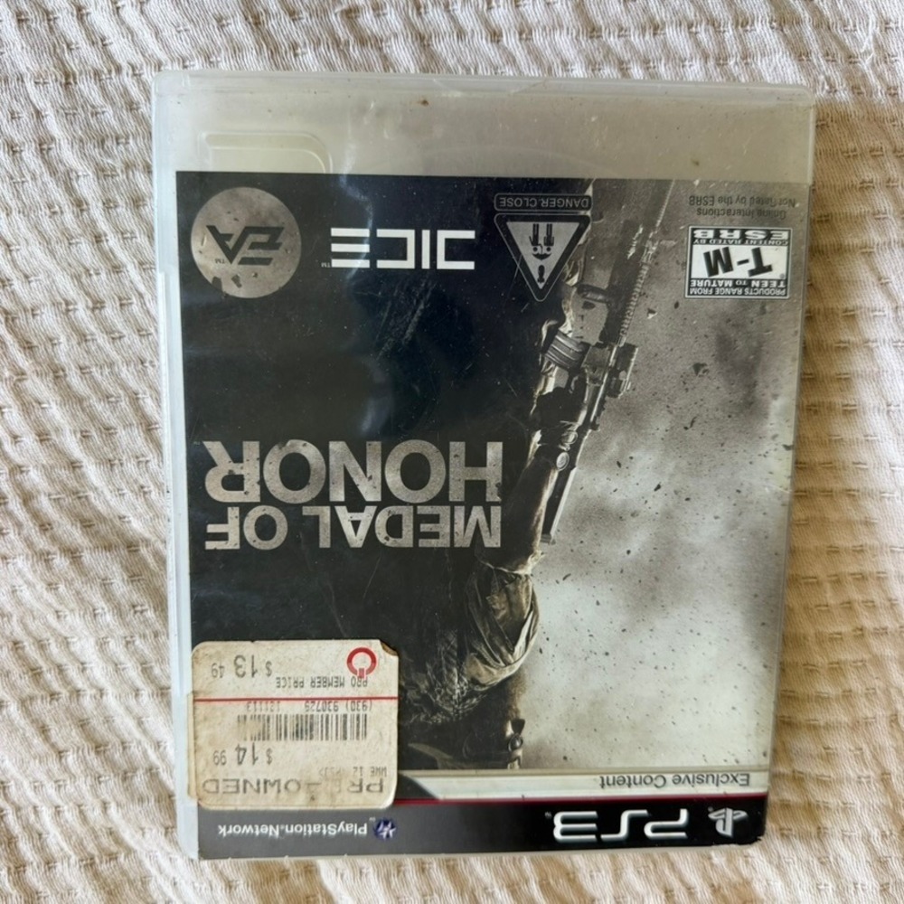 Medal of Honor Limited Edition PS3 EA FPS Military Shooter Video Game Manual